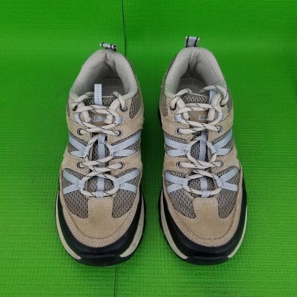 ✅LL Bean Trail Model 4 Hiking Sneakers Brown Leather Ventilated Women's 6M🌎 - Picture 7 of 12